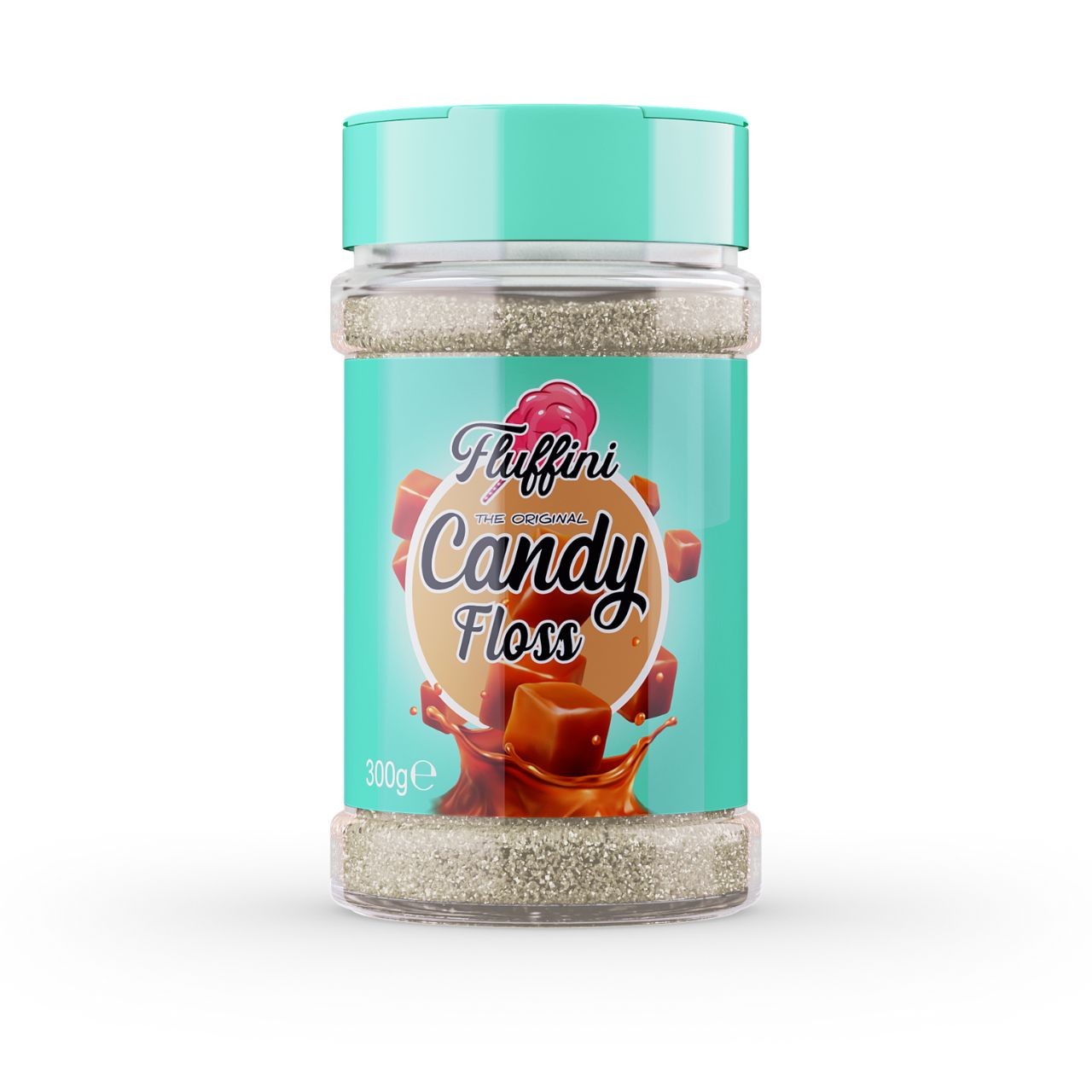 Fluffini Ízesített Vattacukor Karamell 300g