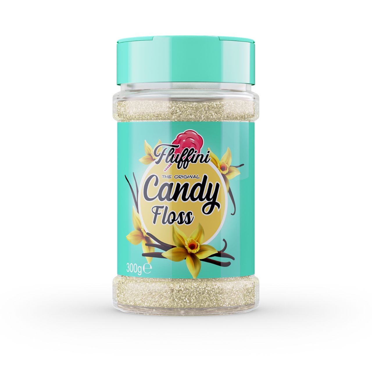 Fluffini Ízesített Vattacukor Vanília 300g