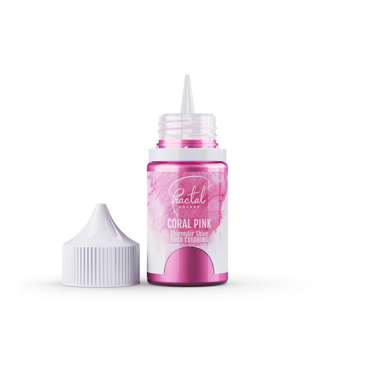 Fractal Coral Pink Rózsaszín Selyemfényű Folyékony Ételfesték 33 g