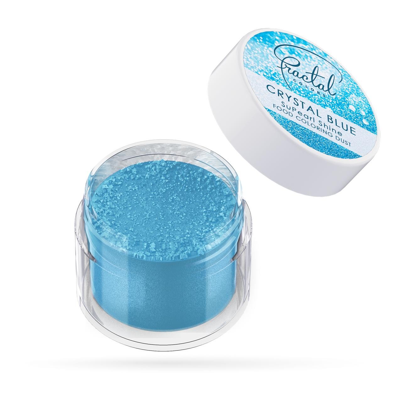 Fractal Crystal Blue Kristálykék Selyempor Étel dekorációs porfesték 2.5 g