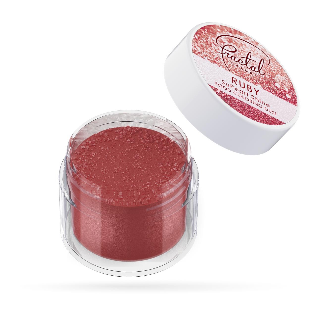 Fractal Ruby Bíborvörös Selyempor ételfesték 3 g