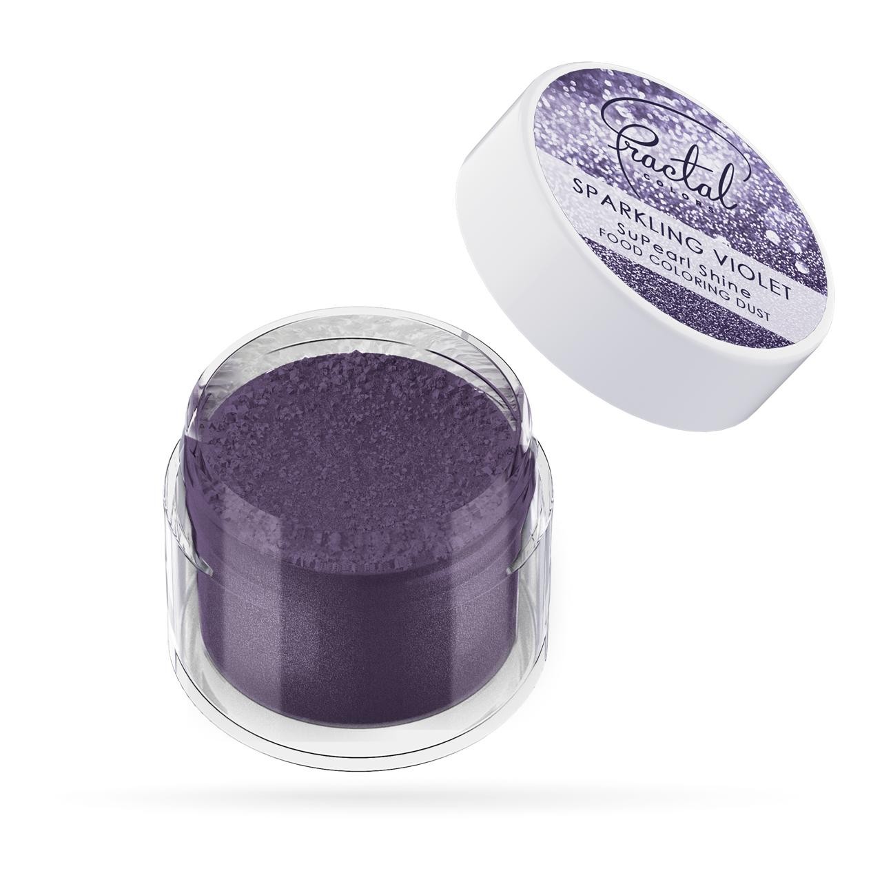 Fractal Sparkling Violet Szikrázó Lila Selyempor Étel dekorációs porfesték 2.5 g