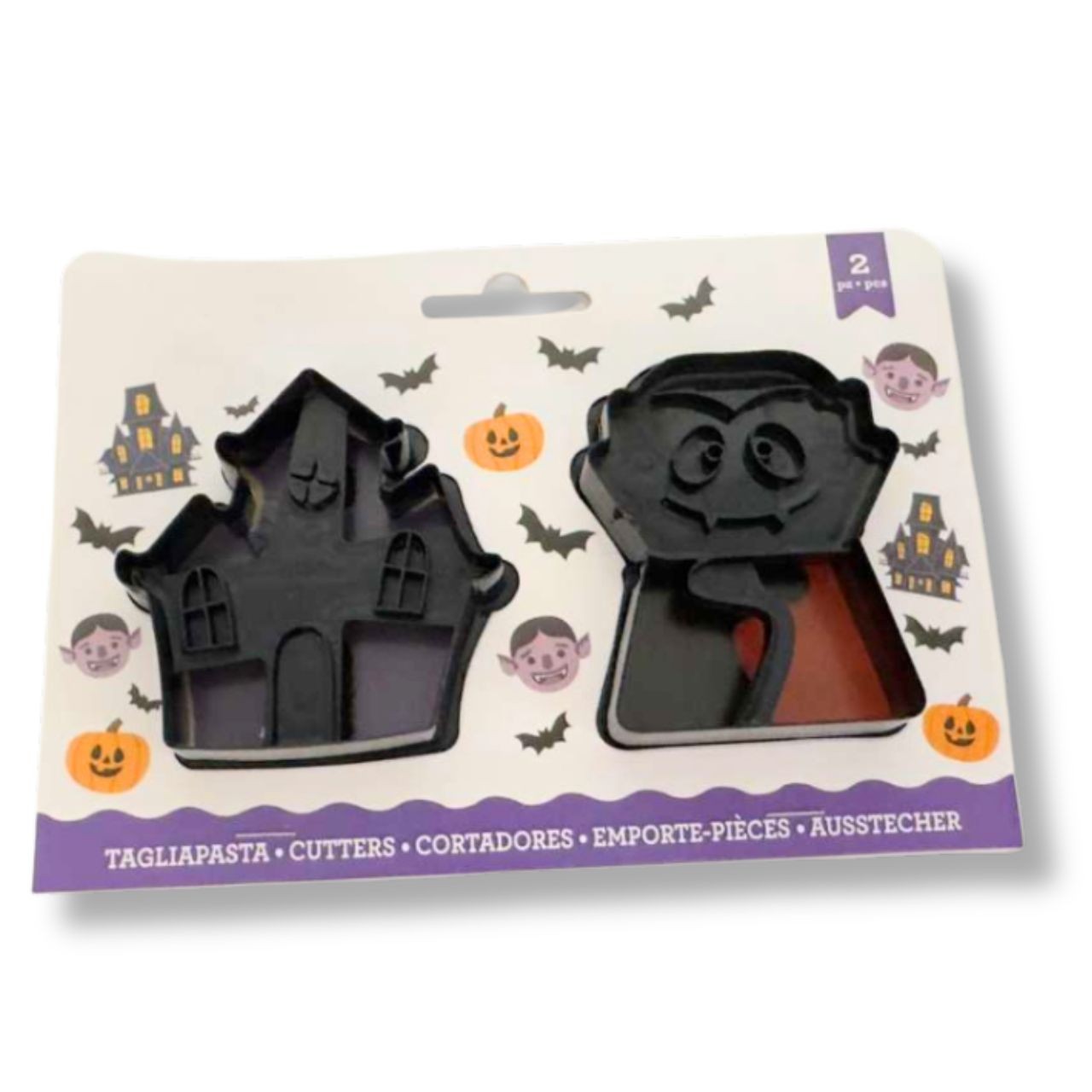 Halloween Kiszúró - Szellemkastély és Drakula 1 db