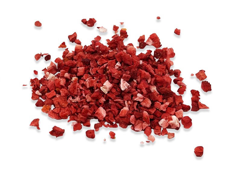 Liofilizált Eper 2-10 mm díszítő 25 g