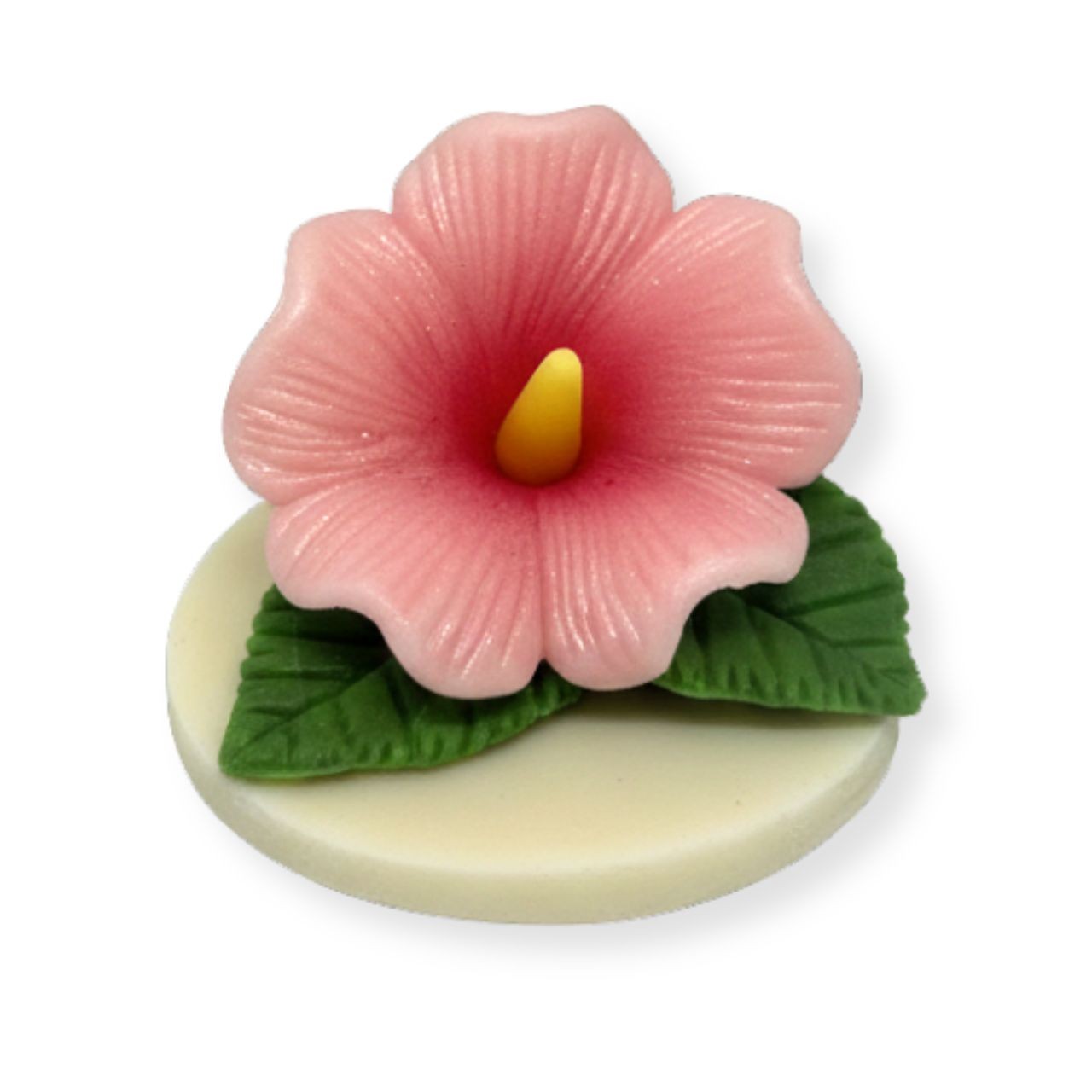 Marcipán Hibiszkusz virág 1db