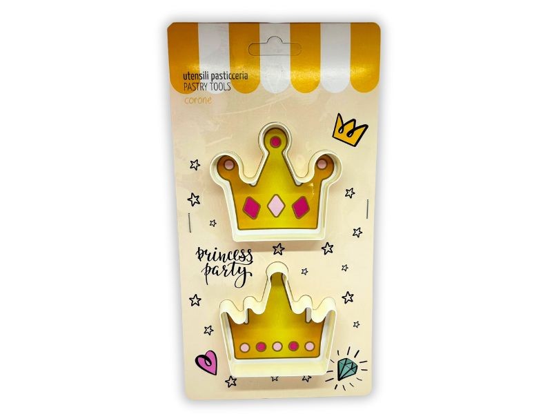 Marcipán/Fondant Kiszúró Koronák 1 db