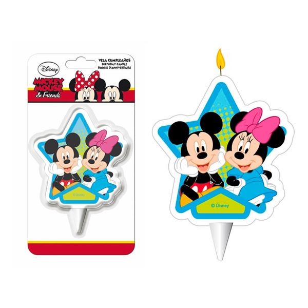 Mickey & Minnie Mesegyertya 1 db