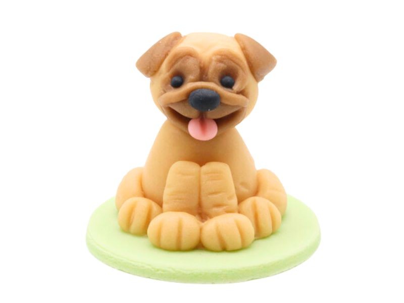 Mopsz Kutya Marcipán Figura 1 db