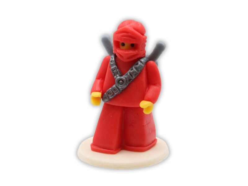 Ninjago Piros Marcipán Figura 1 db