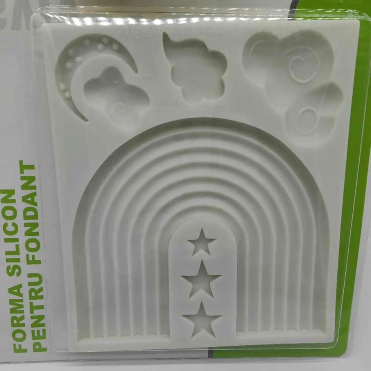 Szilikon Szivárvány-Felhő Mintázó 1db