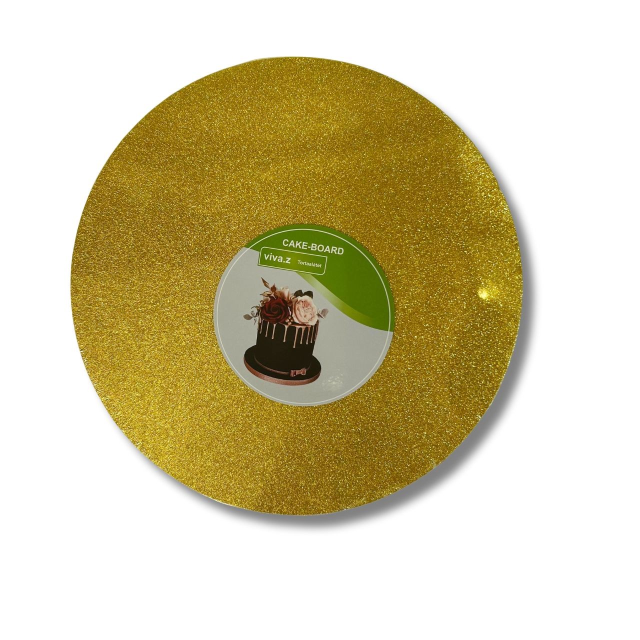 Tortadob arany csillogós 25 cm 1 db