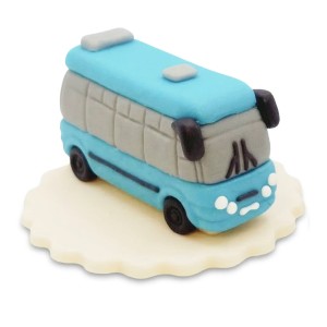 Kék Busz Marcipán Figura 1 db