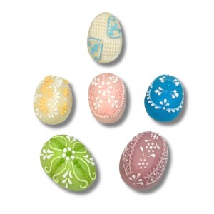 Marcipán Húsvéti Hímes tojás - Színes 1 db