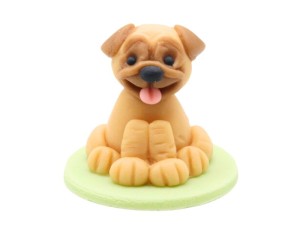 Mopsz Kutya Marcipán Figura 1 db
