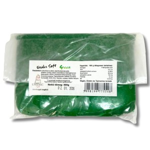 Unidec Soft Zöld Tortadekorációs massza Fondant 500 g